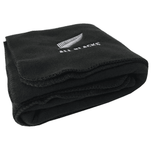 All Blacks Foldaway Fleece Blanket