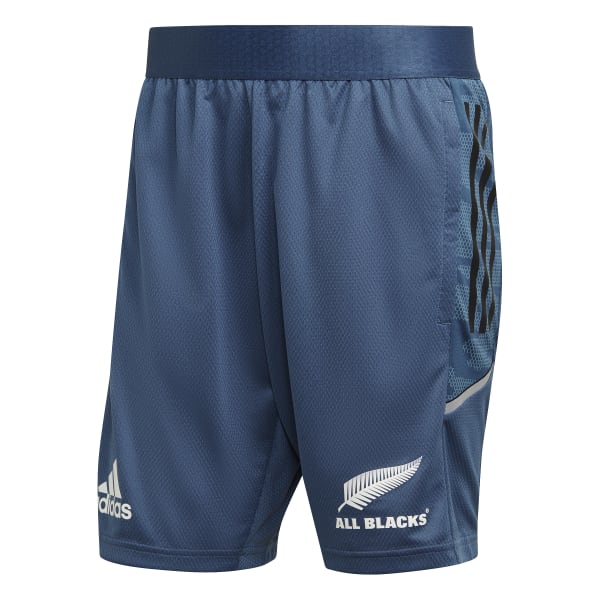 All Blacks Rugby Gym Shorts (Wonder Steel) | Champions Of The World