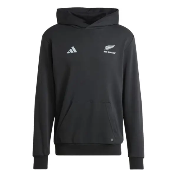 All Blacks Rugby Supporters Hoodie (Wonder Steel) | Champions Of The World