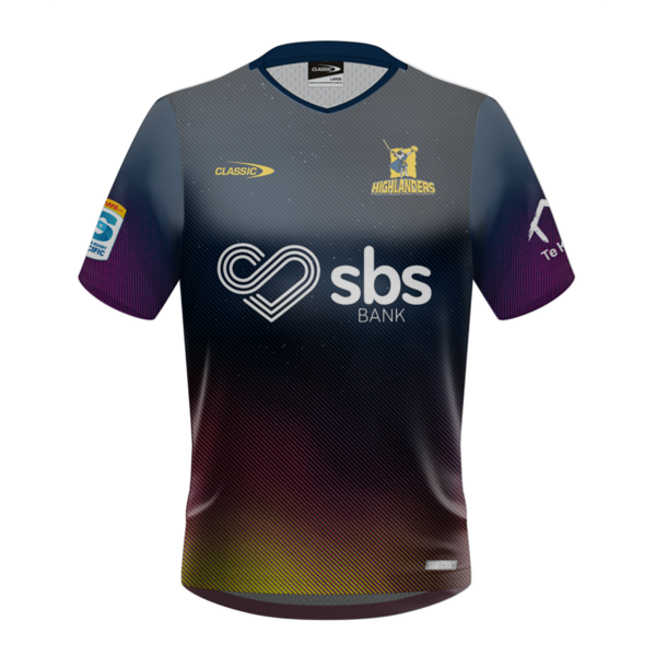 Highlanders Super Rugby Training T-Shirt 2024 | Champions Of The World