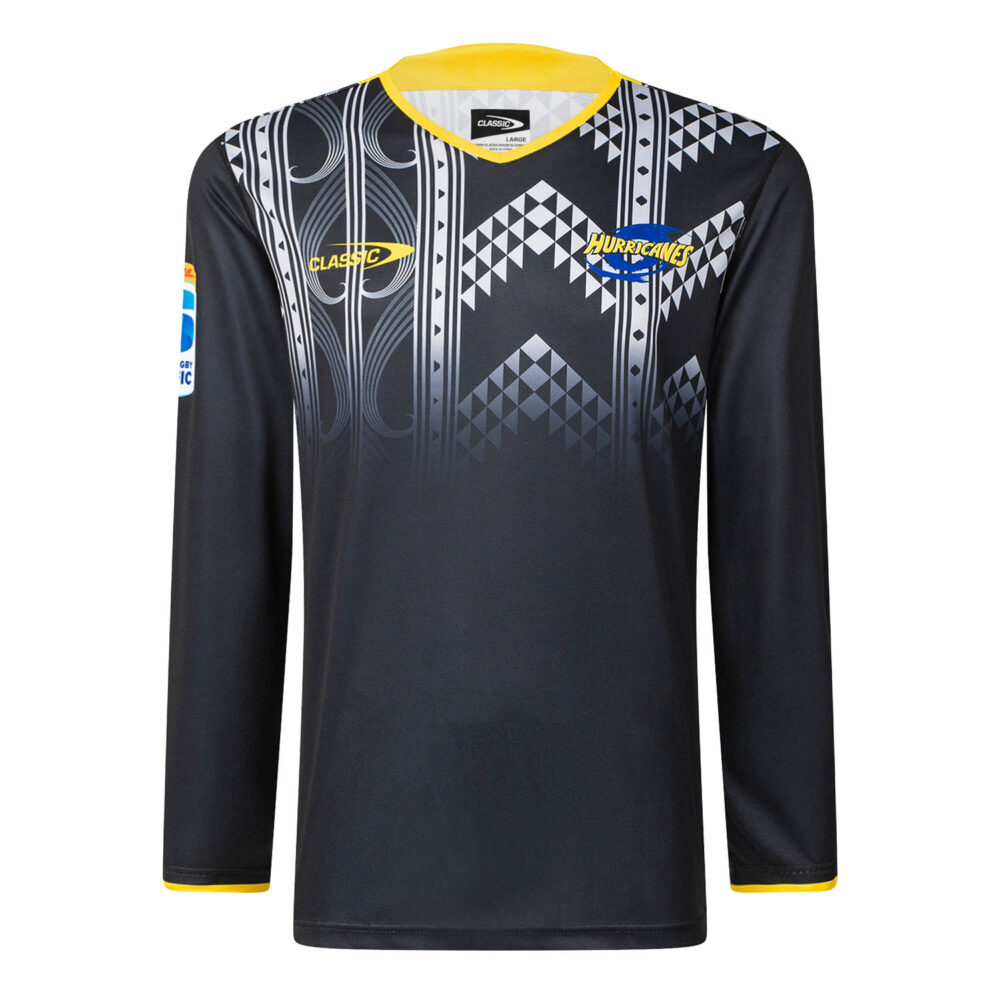 Hurricanes Super Rugby Long Sleeve Training T-Shirt 2025