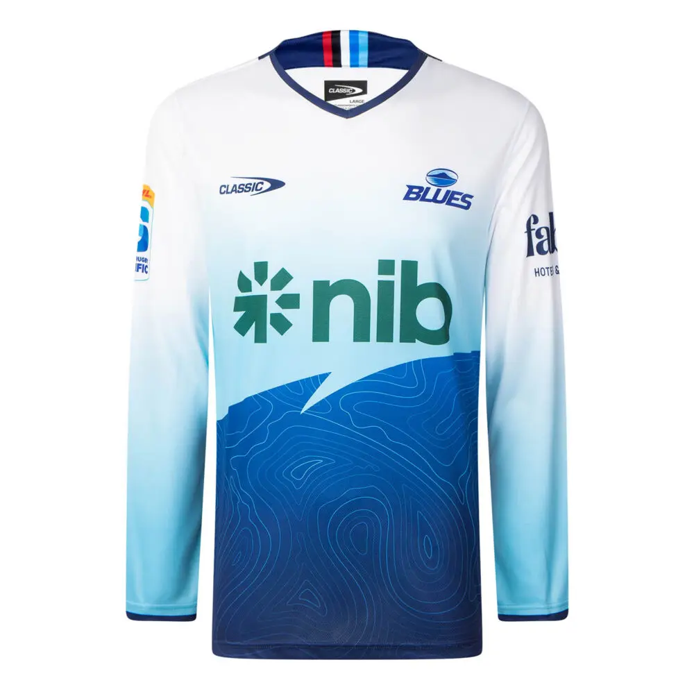 Blues Super Rugby Long Sleeve Training T-Shirt 2025