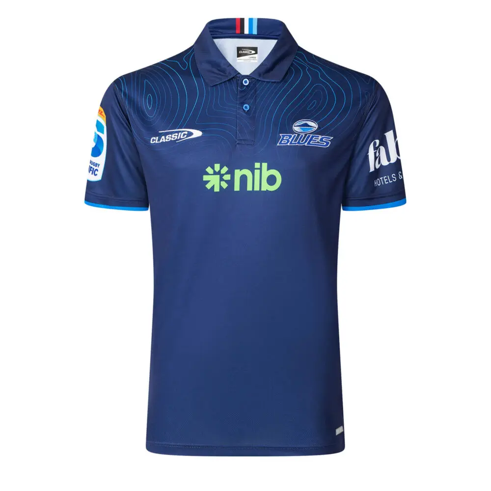 Blues Super Rugby Training Polo Shirt 2025