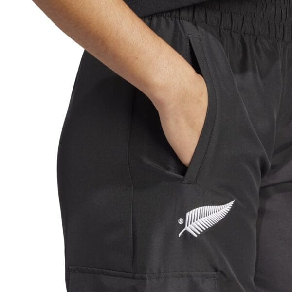 Black Ferns Originals Essentials Woven Cargo Tracksuit Bottoms - Image 6