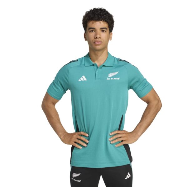 All Blacks Teal Training Polo Shirt 2025 - Image 3