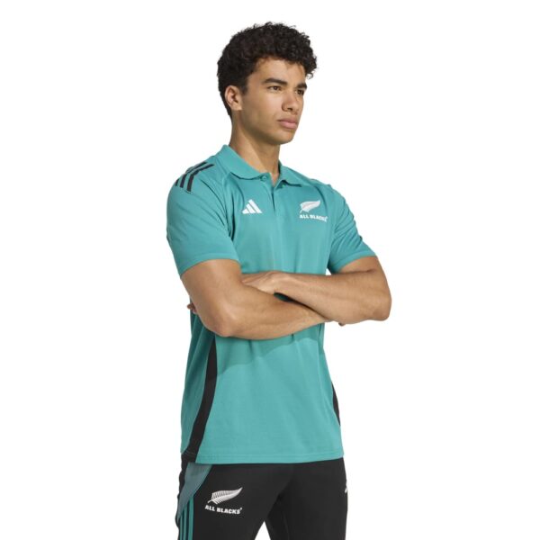 All Blacks Teal Training Polo Shirt 2025 - Image 5