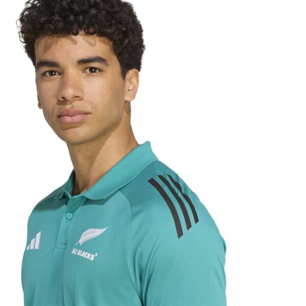 All Blacks Teal Training Polo Shirt 2025 - Image 6