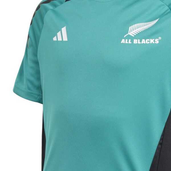 All Blacks Youth Teal Performance T-Shirt - Image 4