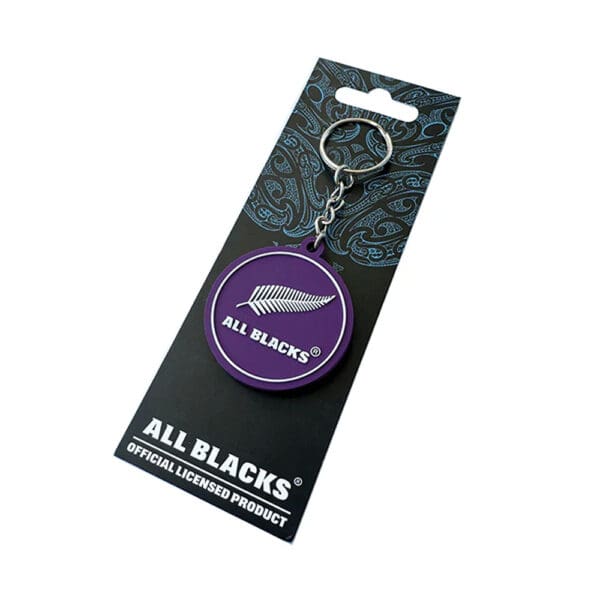 All Blacks Travel Bag Keyring - Purple - Image 2