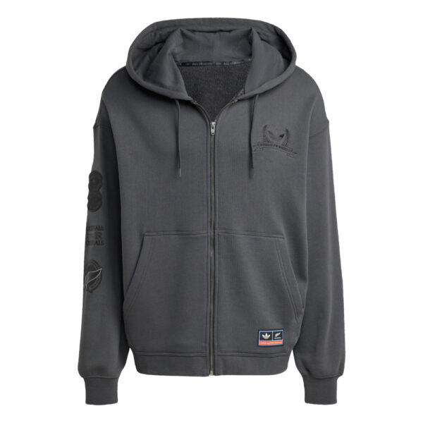 All Blacks Adidas Originals Full Zip Hoodie 2025