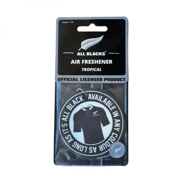 All Blacks Shirt Air Freshener: Tropical