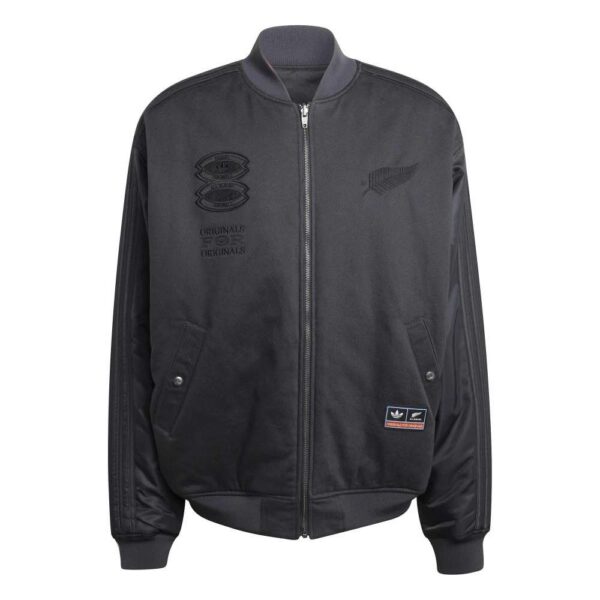All Blacks Adidas Originals Reversible Team Bomber Jacket 2025