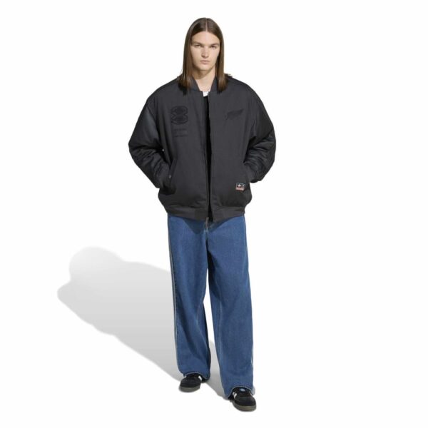 All Blacks Adidas Originals Reversible Team Bomber Jacket 2025 - Image 6