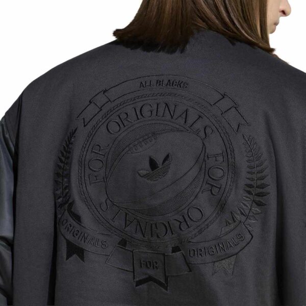 All Blacks Adidas Originals Reversible Team Bomber Jacket 2025 - Image 8