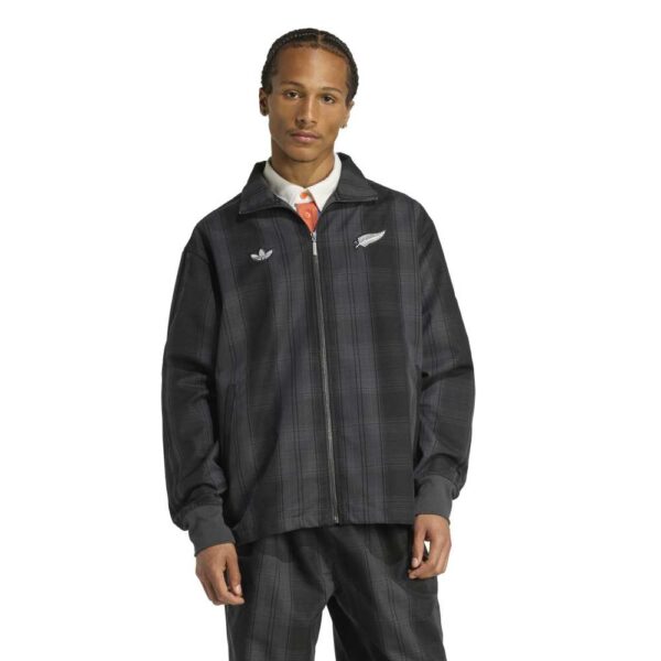 All Blacks Adidas Originals Firebird Plaid Track Top 2025 - Image 6