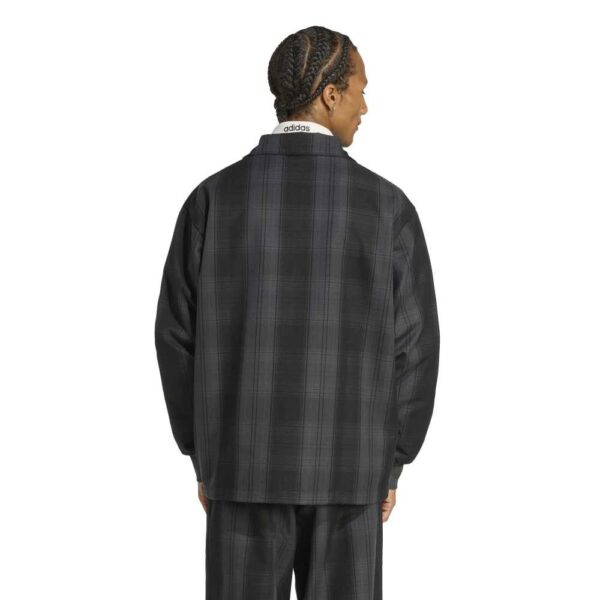All Blacks Adidas Originals Firebird Plaid Track Top 2025 - Image 7