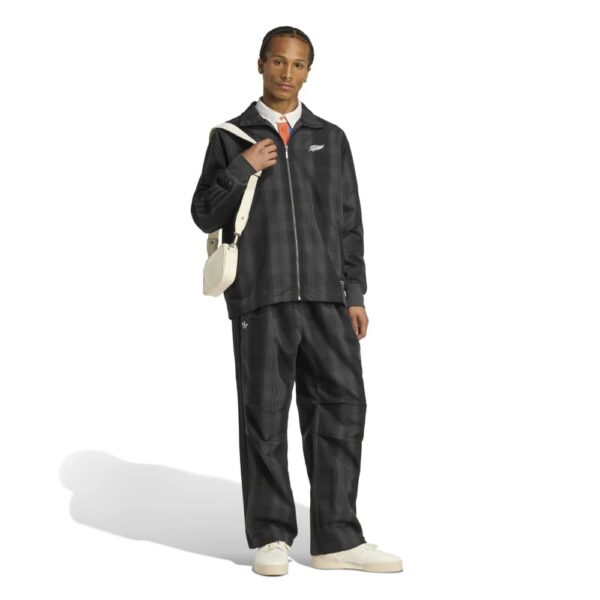 All Blacks Adidas Originals Firebird Plaid Track Pants 2025 - Image 5