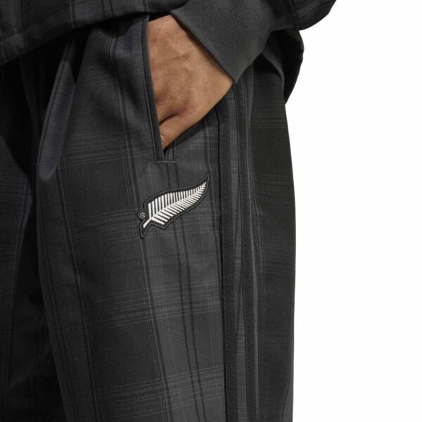 All Blacks Adidas Originals Firebird Plaid Track Pants 2025 - Image 4