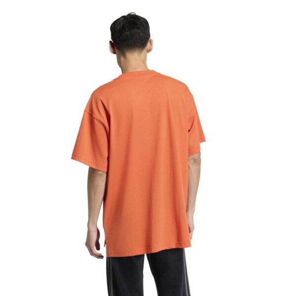 All Blacks Adidas Originals Orange Graphic Loose Fit T-Shirt 2025 - Image 3