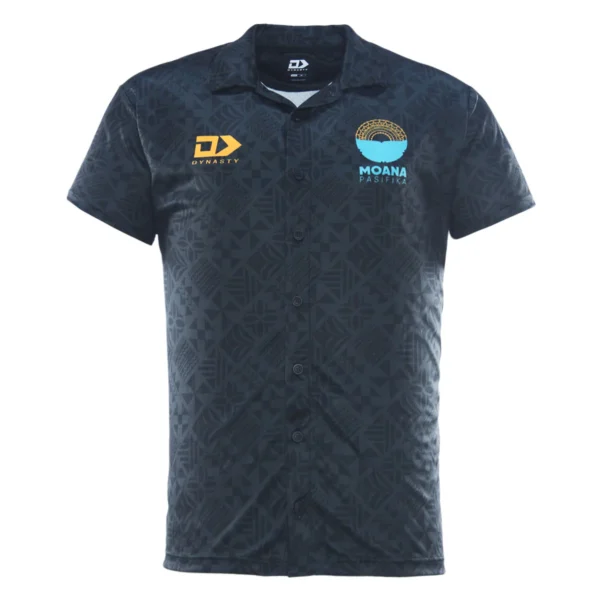 Moana Pasifika Super Rugby Button Up Polo Shirt 2026