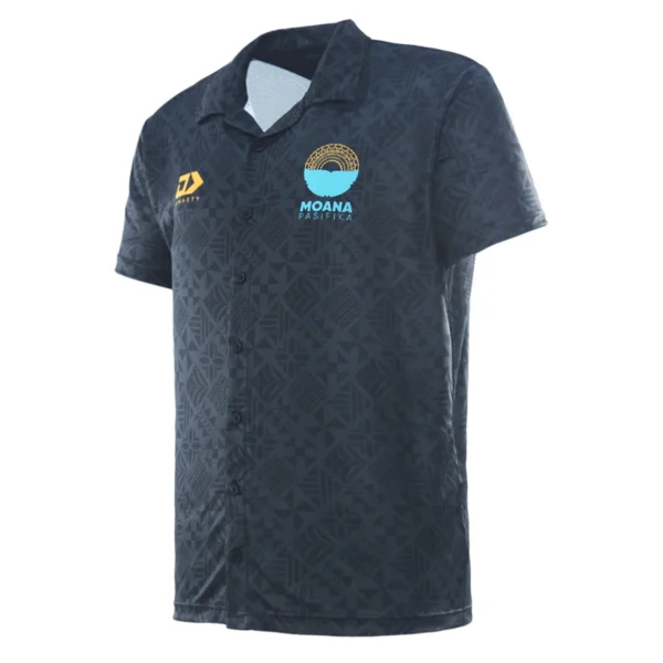 Moana Pasifika Super Rugby Button Up Polo Shirt 2026 - Image 4