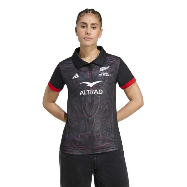 Māori All Blacks Women's Home Jersey - Image 3