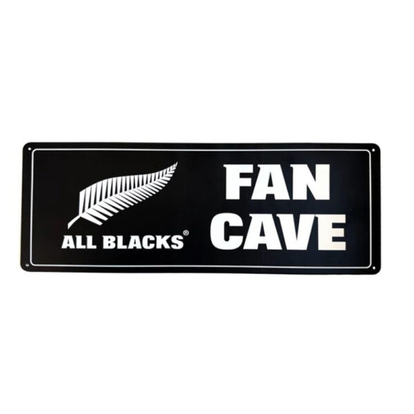 All Blacks Fan Cave Metal Hanging Sign