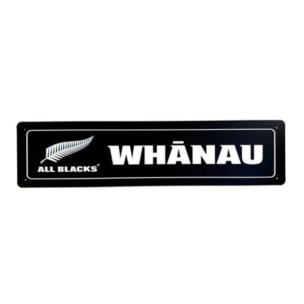 All Blacks Whanau Metal Hanging Sign