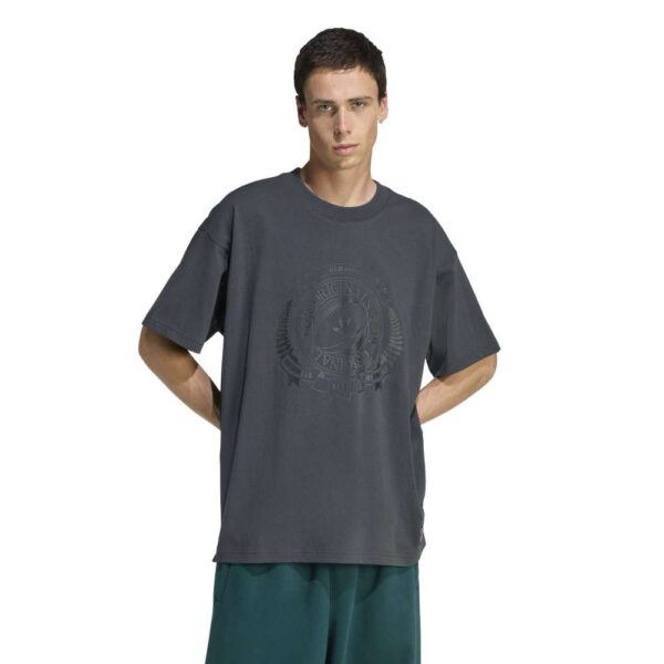 All Blacks Adidas Originals Carbon Graphic Loose Fit T-Shirt 2025 - Image 2