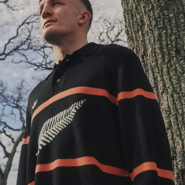 All Blacks Adidas Originals Knitted Polo Shirt 2025 - Image 8