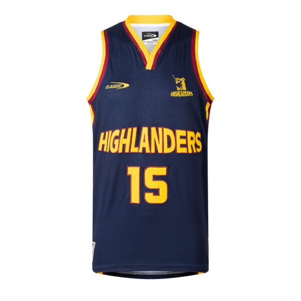 Highlanders Super Rugby Basketball Singlet 2026