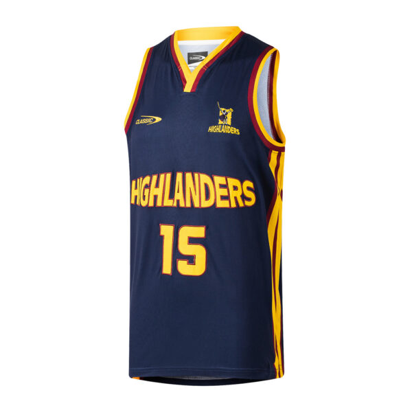Highlanders Super Rugby Basketball Singlet 2026 - Image 3