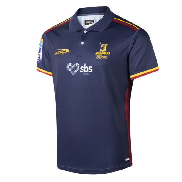 Highlanders Super Rugby Team Polo Shirt 2026 - Image 3