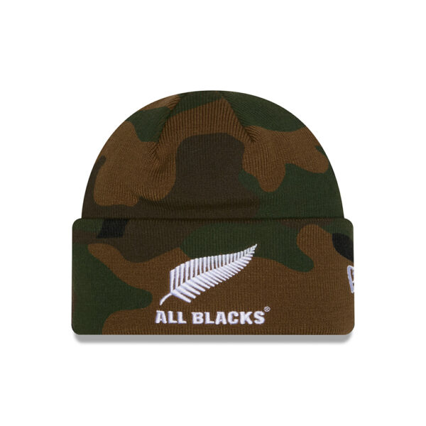 All Blacks New Era Washed Woodland Knitted Beanie