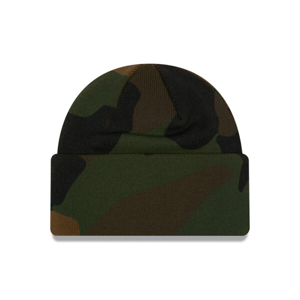 All Blacks New Era Washed Woodland Knitted Beanie - Image 3