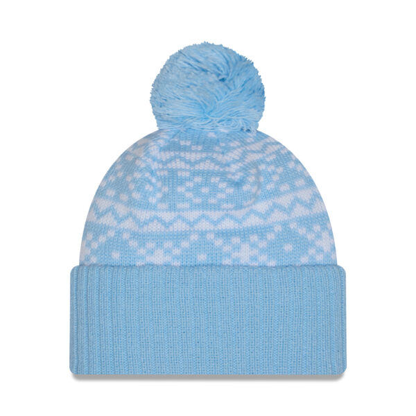 All Blacks New Era Glacial Blue Knitted Pom Pom Beanie - Image 3