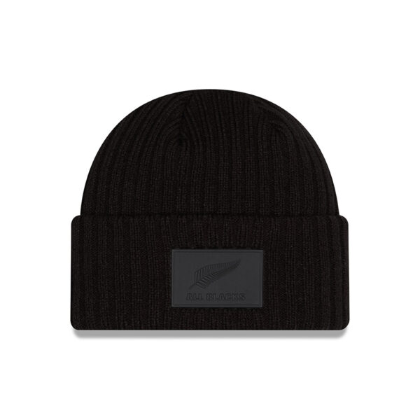 All Blacks New Era Knitted TPU Badge Beanie