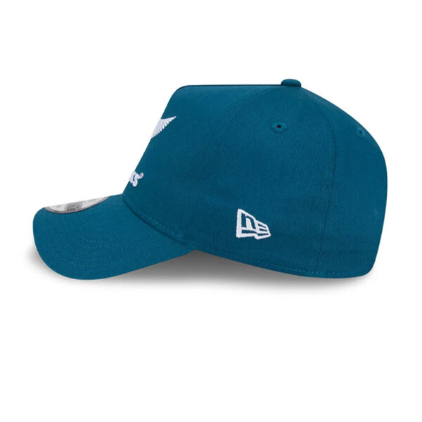 All Blacks New Era 9Forty A-Frame Cadet Blue Cap - Image 4