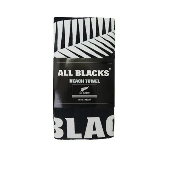All Blacks Beach Towel