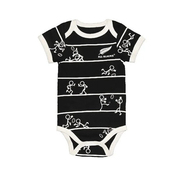 All Blacks Black Stick Figure Bodysuit