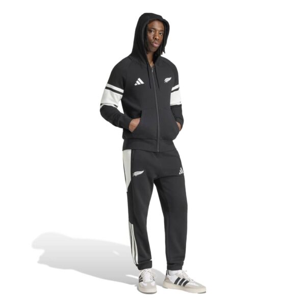 All Blacks Single Fern Leisurewear FZ Hoody - Image 4