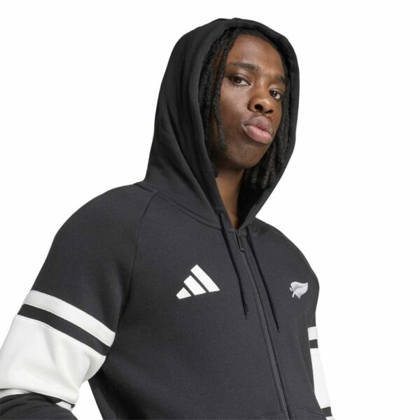 All Blacks Single Fern Leisurewear FZ Hoody - Image 6