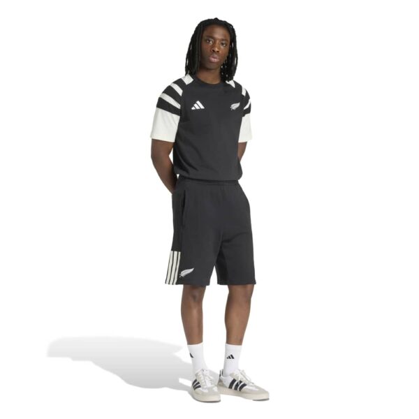 All Blacks Single Fern Leisurewear Black T-Shirt - Image 4