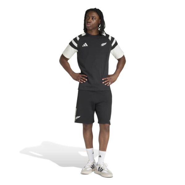 All Blacks Single Fern Leisurewear Black T-Shirt - Image 5
