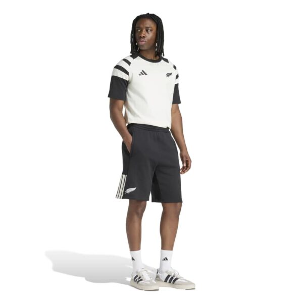 All Blacks Single Fern Leisurewear White T-Shirt - Image 4