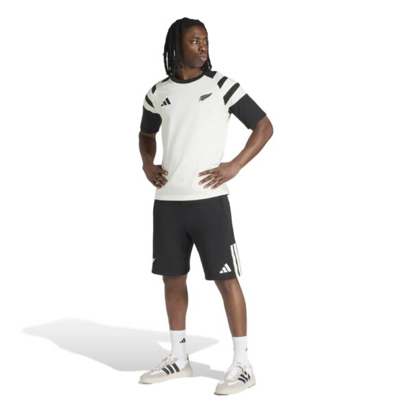 All Blacks Single Fern Leisurewear White T-Shirt - Image 7