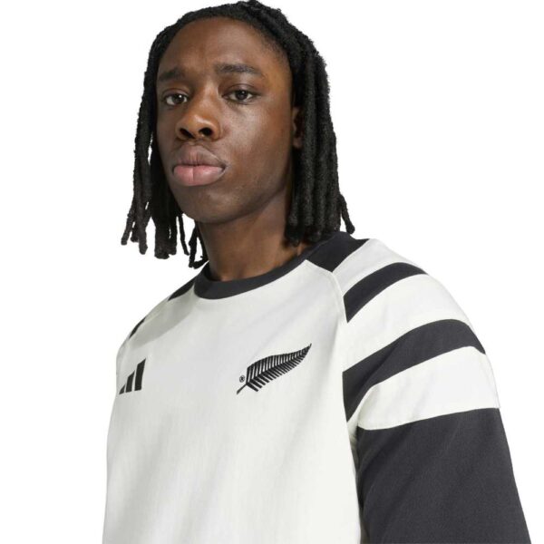 All Blacks Single Fern Leisurewear White T-Shirt - Image 5