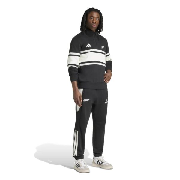 All Blacks Single Fern Leisurewear 1/4 Zip Jacket - Image 4
