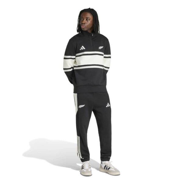 All Blacks Single Fern Leisurewear 1/4 Zip Jacket - Image 5