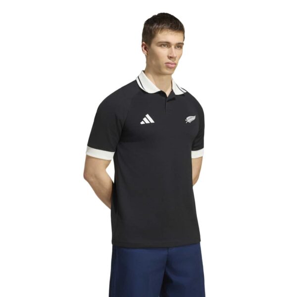 All Blacks Single Fern Leisurewear Polo Shirt - Image 2